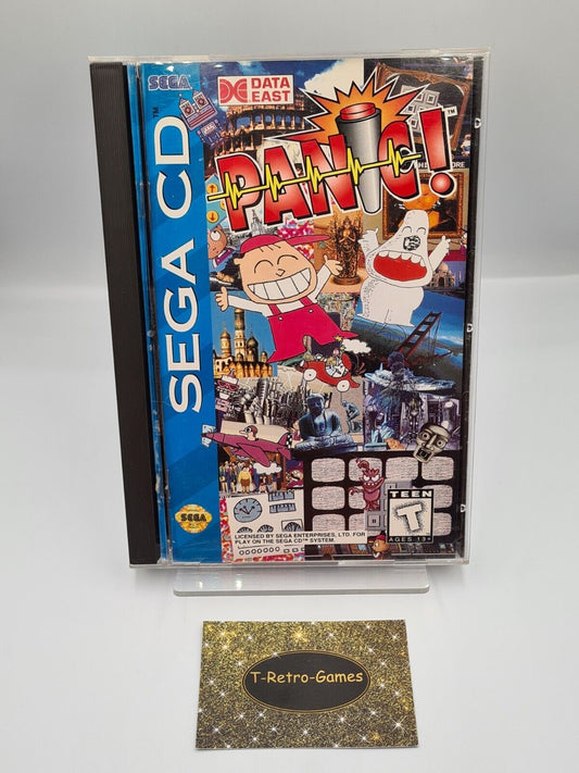 Sega CD Panic! mit OVP und Anleitung USA - T-Retro-Games 