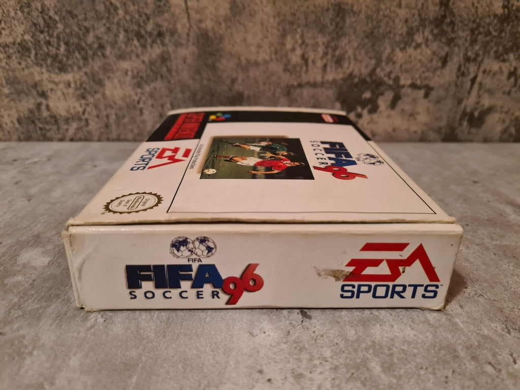 SNES Super Nintendo Fifa Soccer 96 mit OVP und Anleitung EUR - T-Retro-Games 