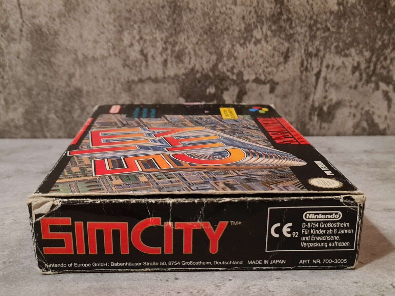 SNES Super Nintendo Sim City mit OVP und Anleitung NOE/SFRG - T-Retro-Games 