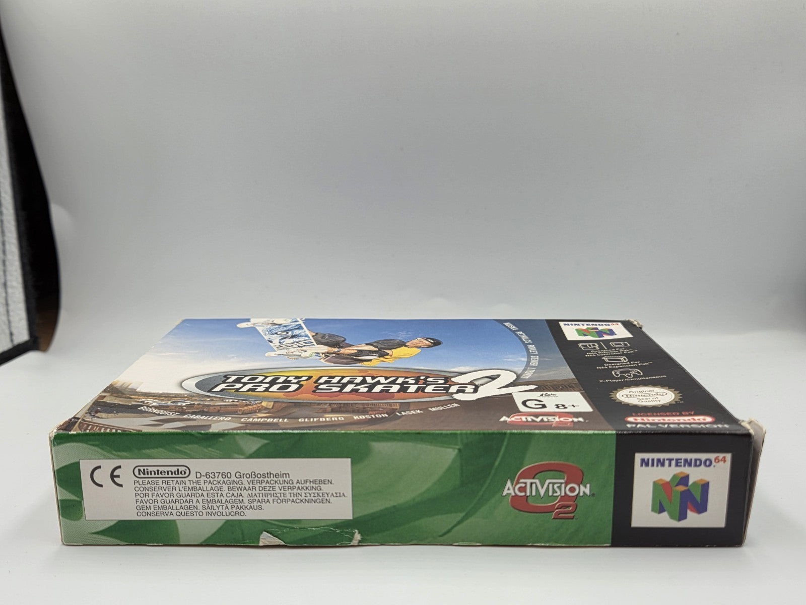 N64 Nintendo 64 Tony Hawk's Pro Skater 2 mit OVP und Anleitung AUS