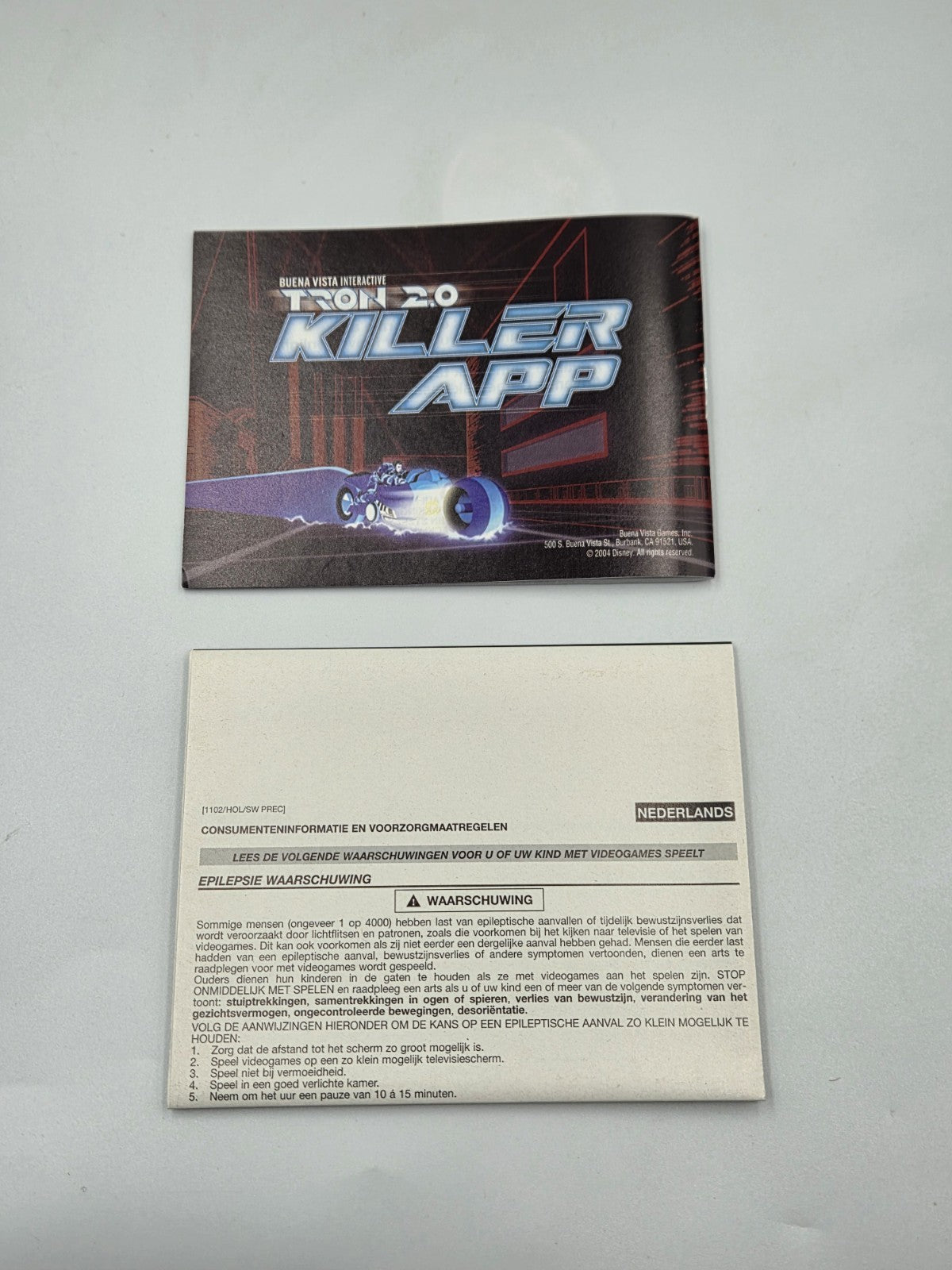Nintendo Game Boy Advance Tron 2.0 Killer APP mit OVP und Anleitung EUR