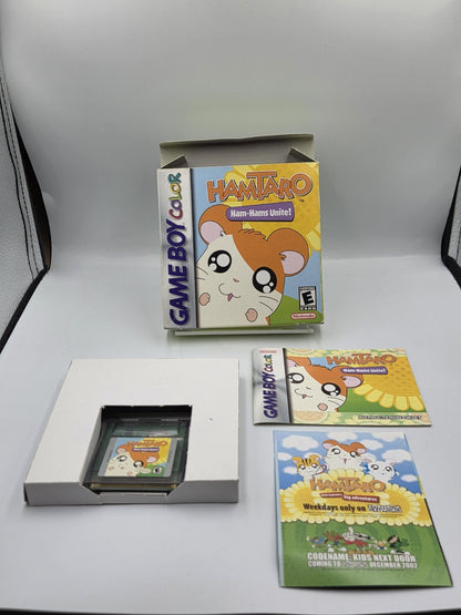 Nintendo Game Boy Color Hamtaro Ham-Hams Unite! mit OVP und Anleitung USA
