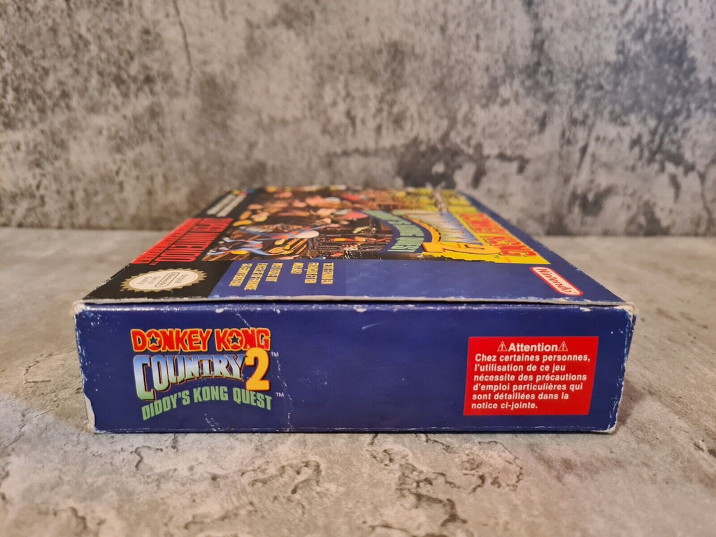 Super Nintendo Donkey Kong Country 2 Diddy's Kong Quest + OVP + Anleitung FAH - T-Retro-Games 