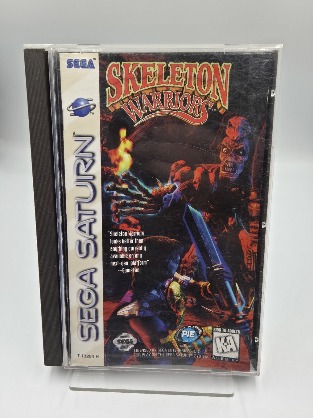 Sega Saturn Spiel Skeleton Warriors mit OVP und Anleitung NTSC-USA