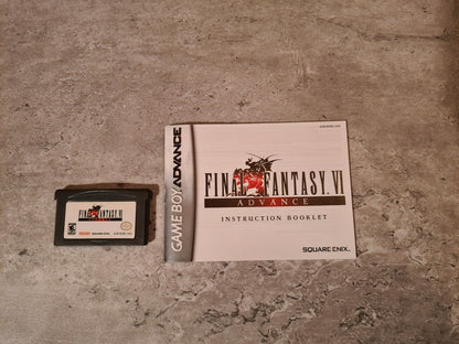 Nintendo Game Boy Advance Final Fantasy VI Advance mit OVP und Anleitung USA - T-Retro-Games 