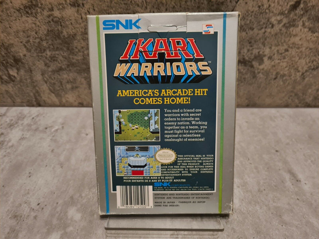 Nintendo NES Ikari Warriors mit OVP und Anleitung EEC - T-Retro-Games 