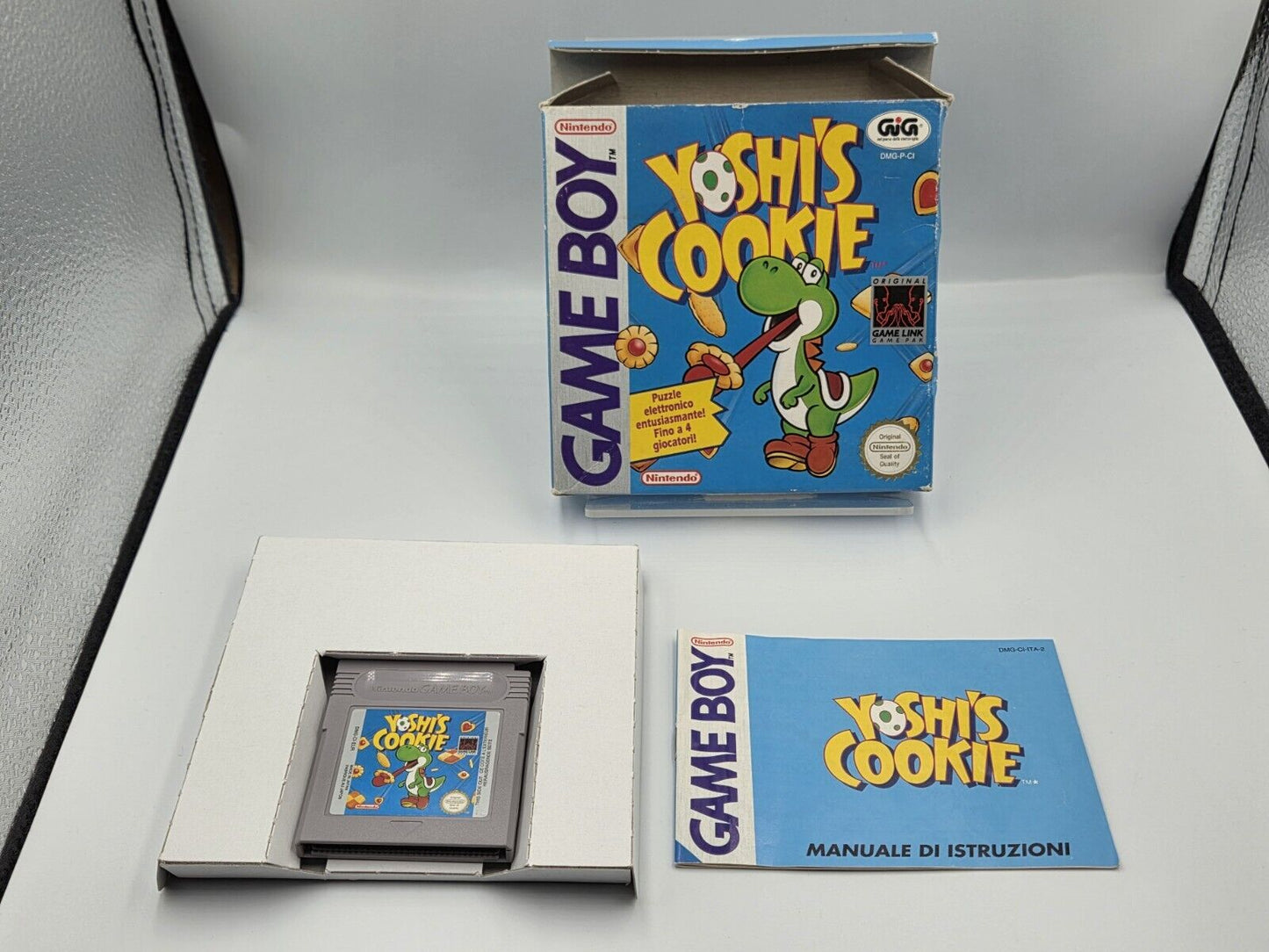 Nintendo Game Boy Classic Yoshi's Cookie mit OVP und Anleitung ITA - T-Retro-Games 