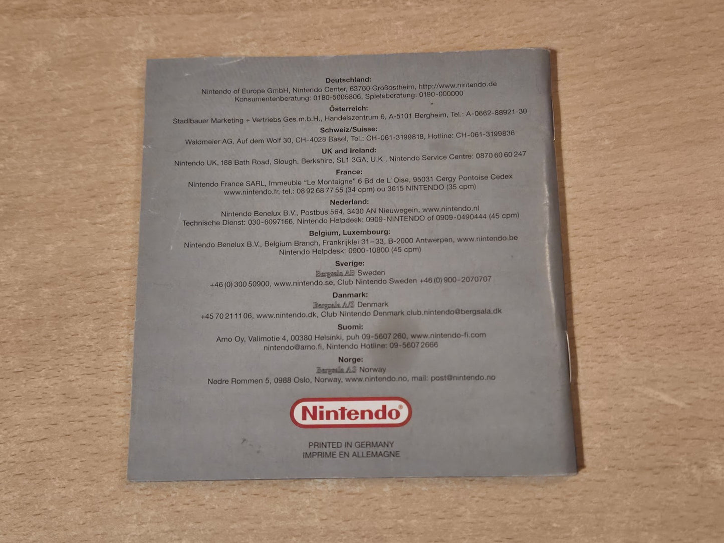 Nintendo Game Boy Advance Kingdom Hearts Spielanleitung NFHUG