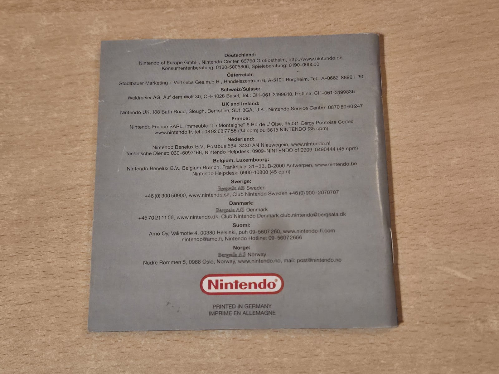 Nintendo Game Boy Advance Kingdom Hearts Spielanleitung NFHUG