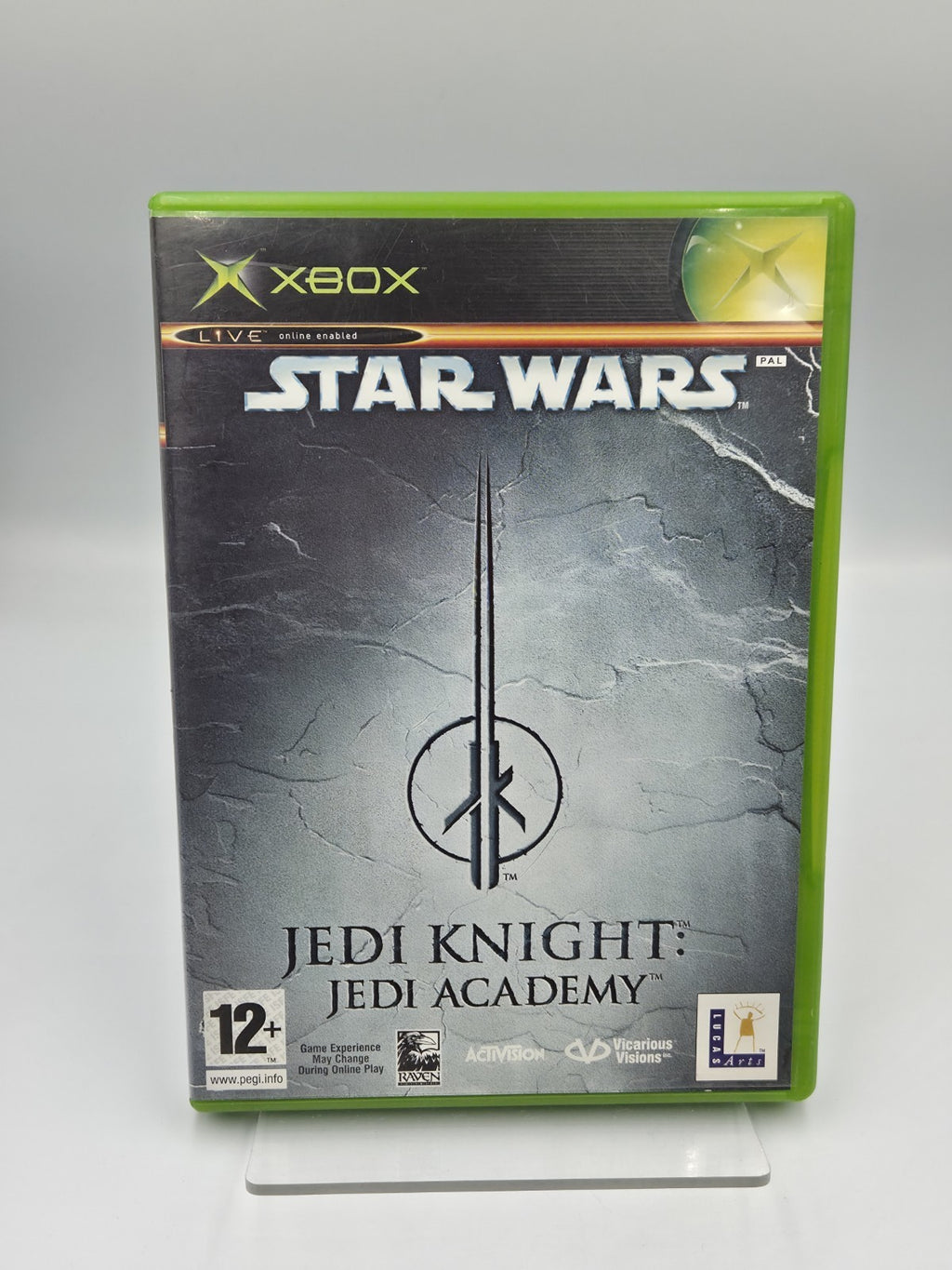 XBOX Spiel Star Wars Jedi Knight Jedi Academy mit OVP und Anleitung Englisch