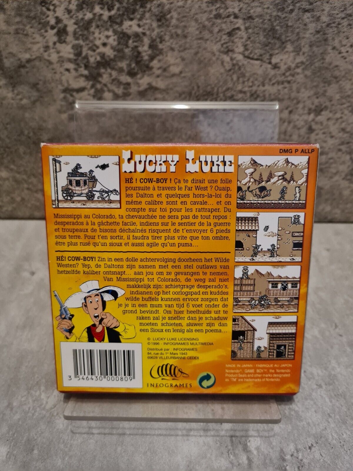 Nintendo Game Boy Classic Lucky Luke mit OVP und Anleitung + Poster FAH - T-Retro-Games 