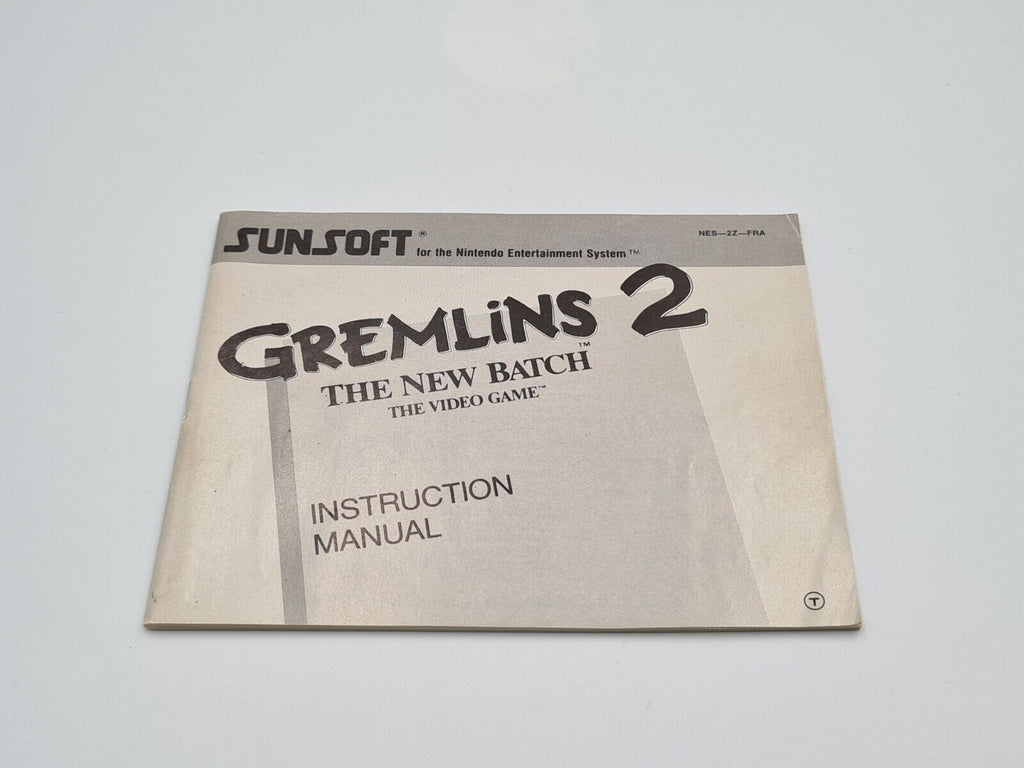 NES Gremlins 2 The New Batch The Video Game mit OVP und Anleitung FRA - T-Retro-Games 