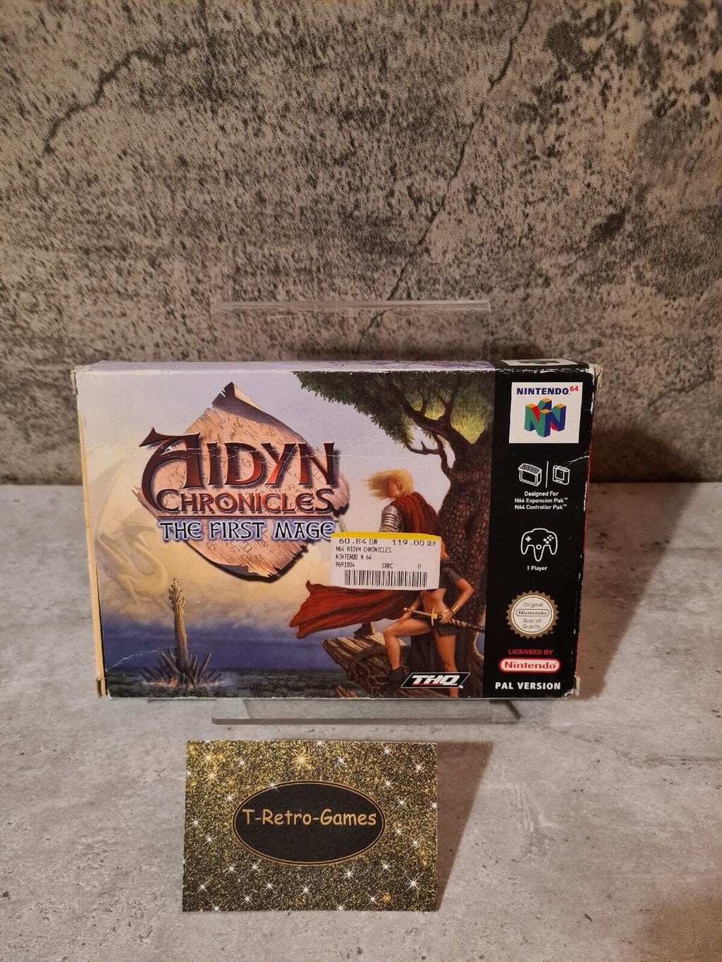 N64 Nintendo 64 Aidyn Chronicles The First Mage mit OVP und Anleitung EUR - T-Retro-Games 