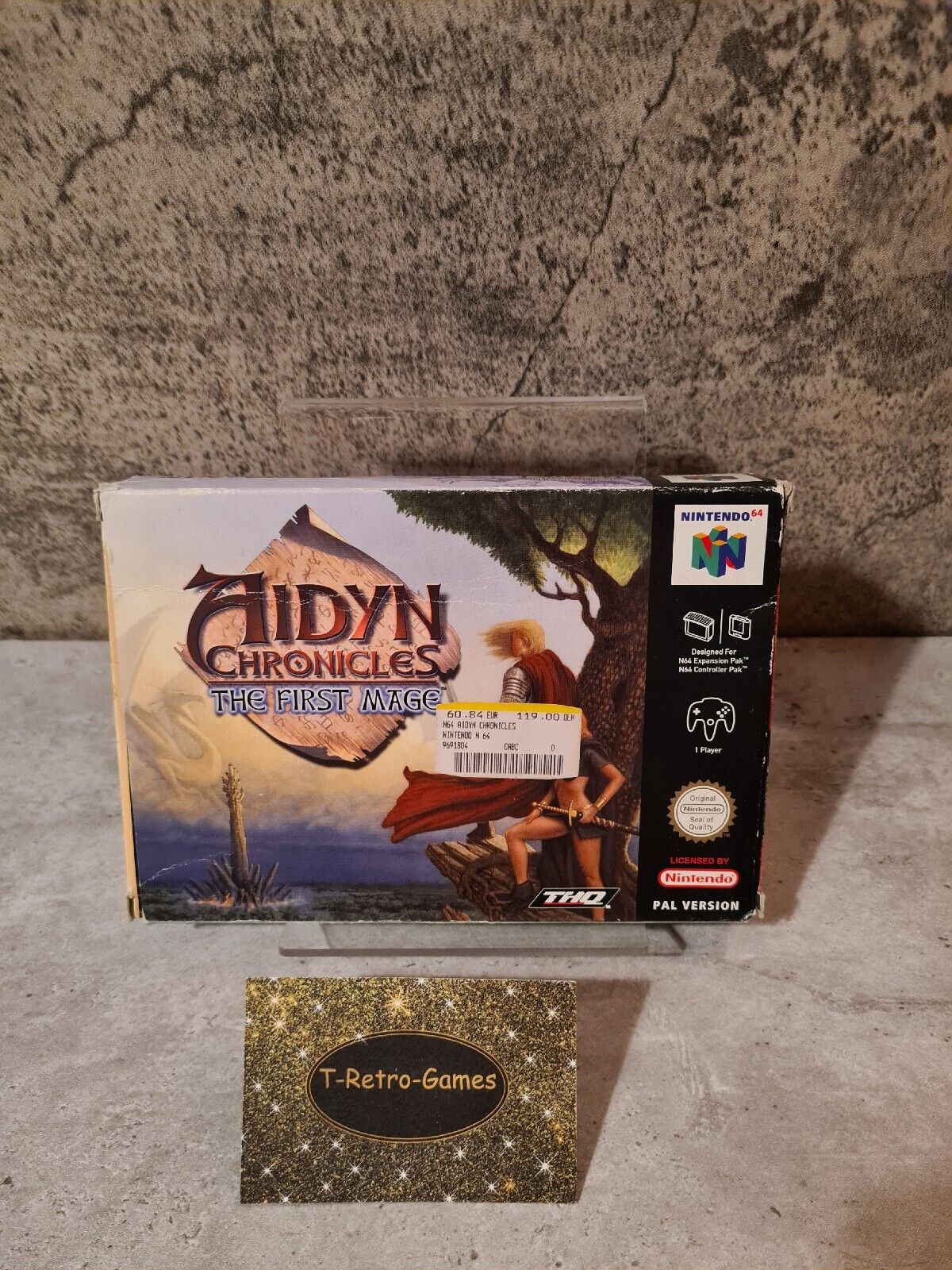N64 Nintendo 64 Aidyn Chronicles The First Mage mit OVP und Anleitung EUR - T-Retro-Games 