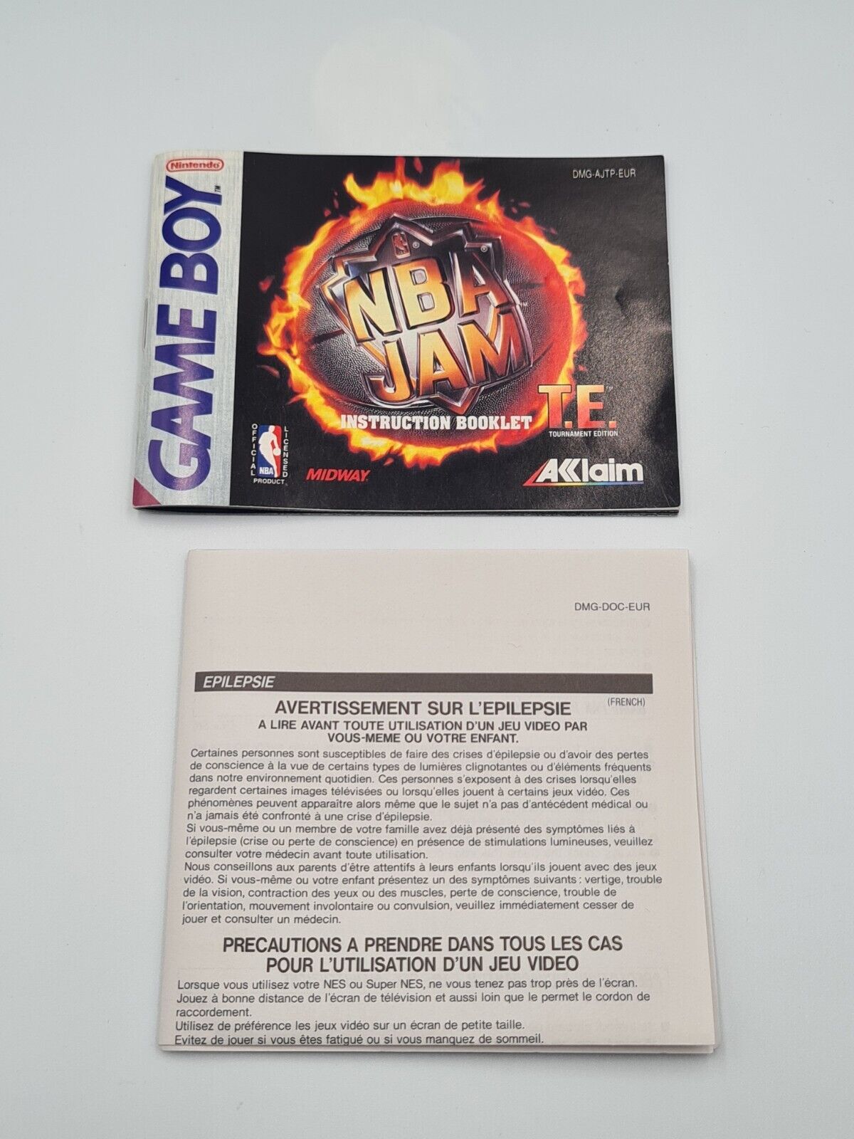 Nintendo Game Boy Classic NBA Jam T.E. mit OVP und Anleitung EUR - T-Retro-Games 