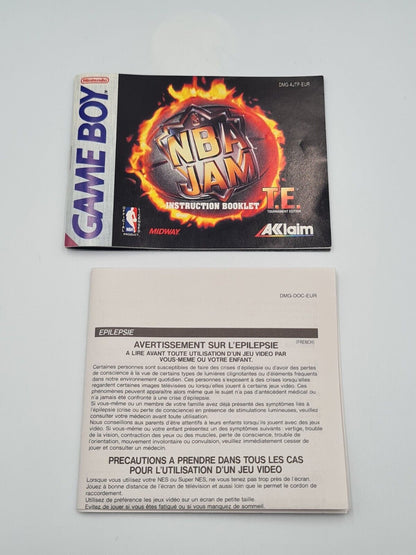 Nintendo Game Boy Classic NBA Jam T.E. mit OVP und Anleitung EUR - T-Retro-Games 