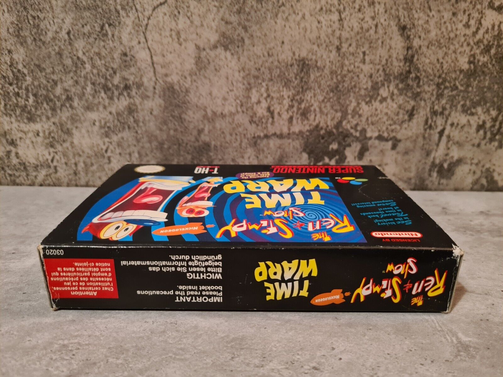 SNES Super Nintendo The Ren & Stimpy Show Time Warp mit OVP und Anleitung EUR - T-Retro-Games 