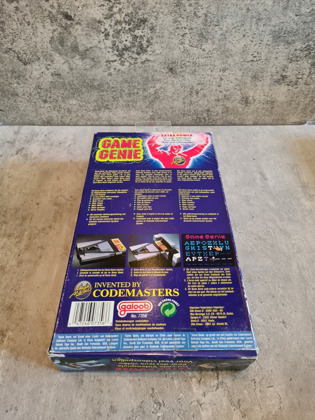 Nintendo NES Game Genie Adapter New Old Stock - T-Retro-Games 