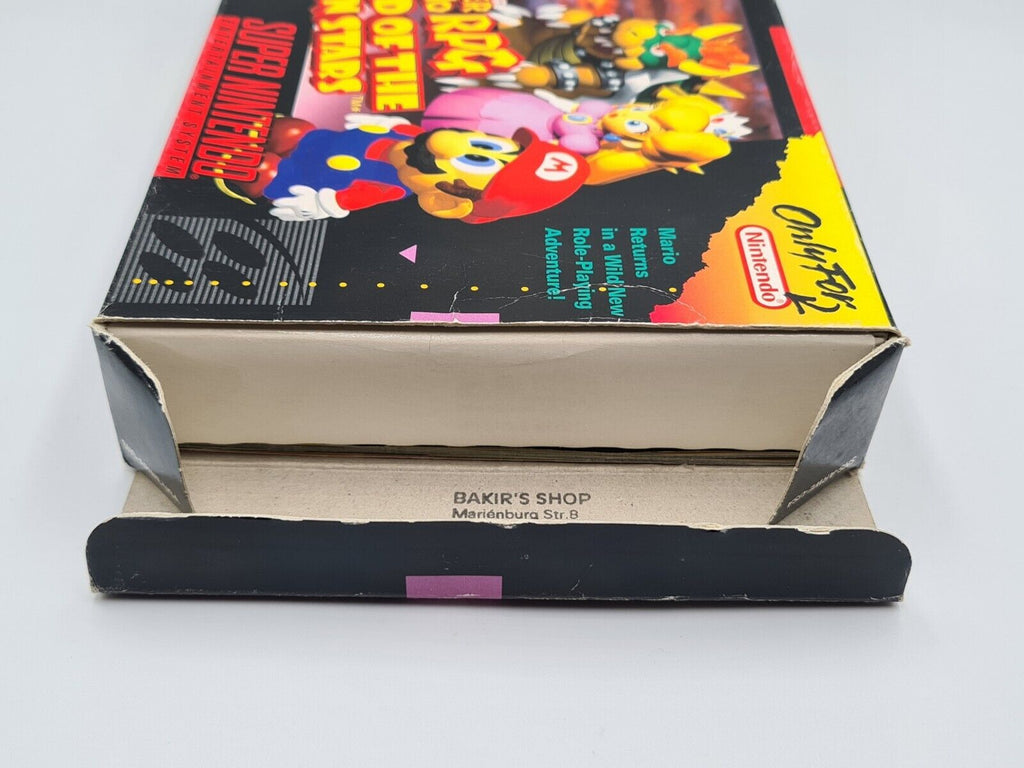 Super Nintendo Super Mario RPG Legend of The Seven Stars OVP + Anleitung USA - T-Retro-Games 