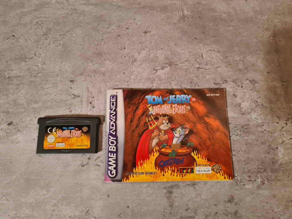 Gameboy Advance Tom and Jerry in Infurnal Escape mit OVP und Anleitung EUR - T-Retro-Games 