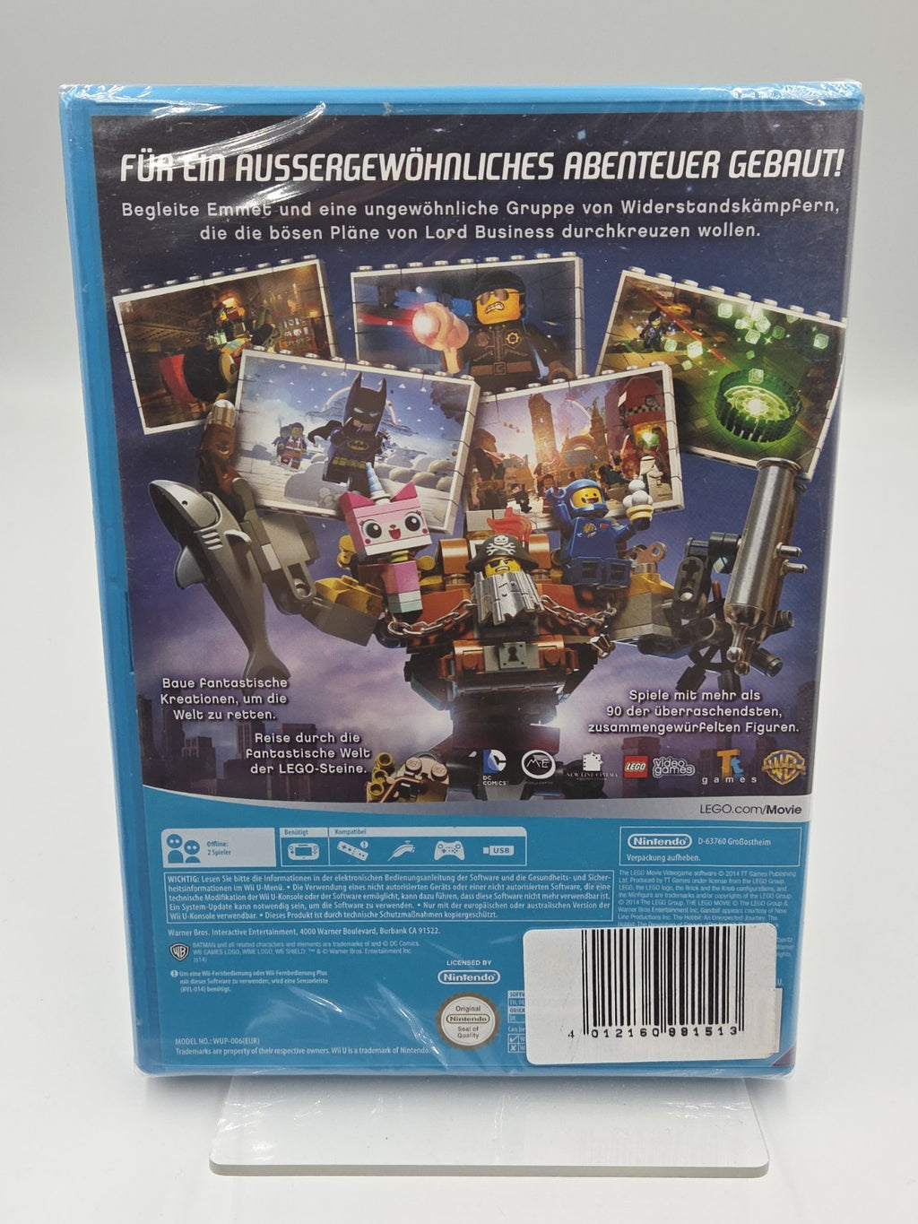 Nintendo Wii U Spiel The Lego Movie Video Game Sealed Neu New