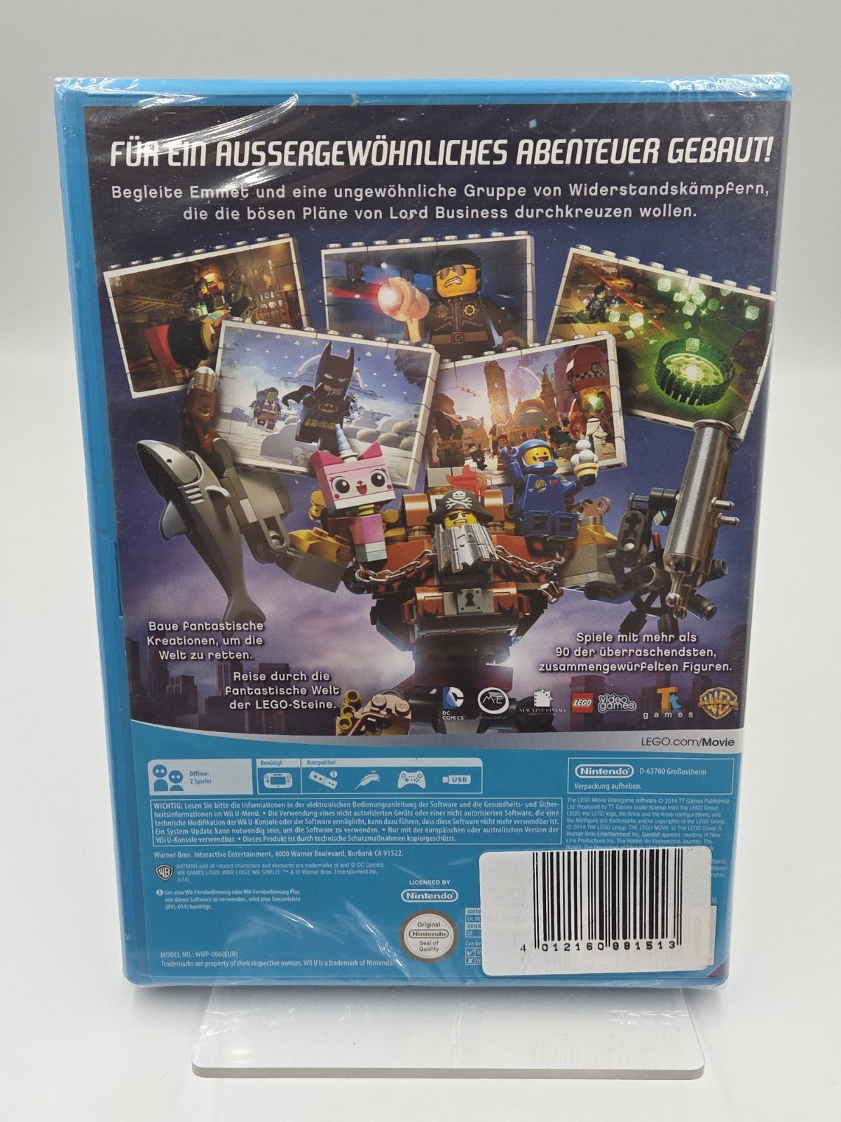 Nintendo Wii U Spiel The Lego Movie Video Game Sealed Neu New