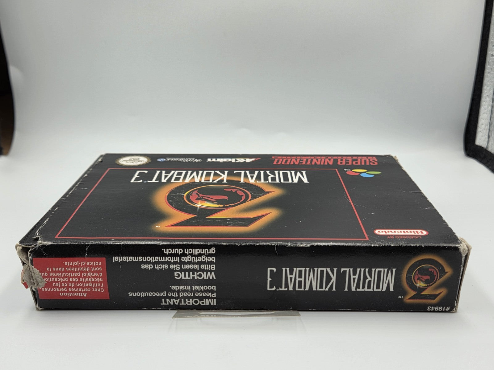 SNES Super Nintendo Mortal Kombat III 3 mit OVP und Anleitung EUR