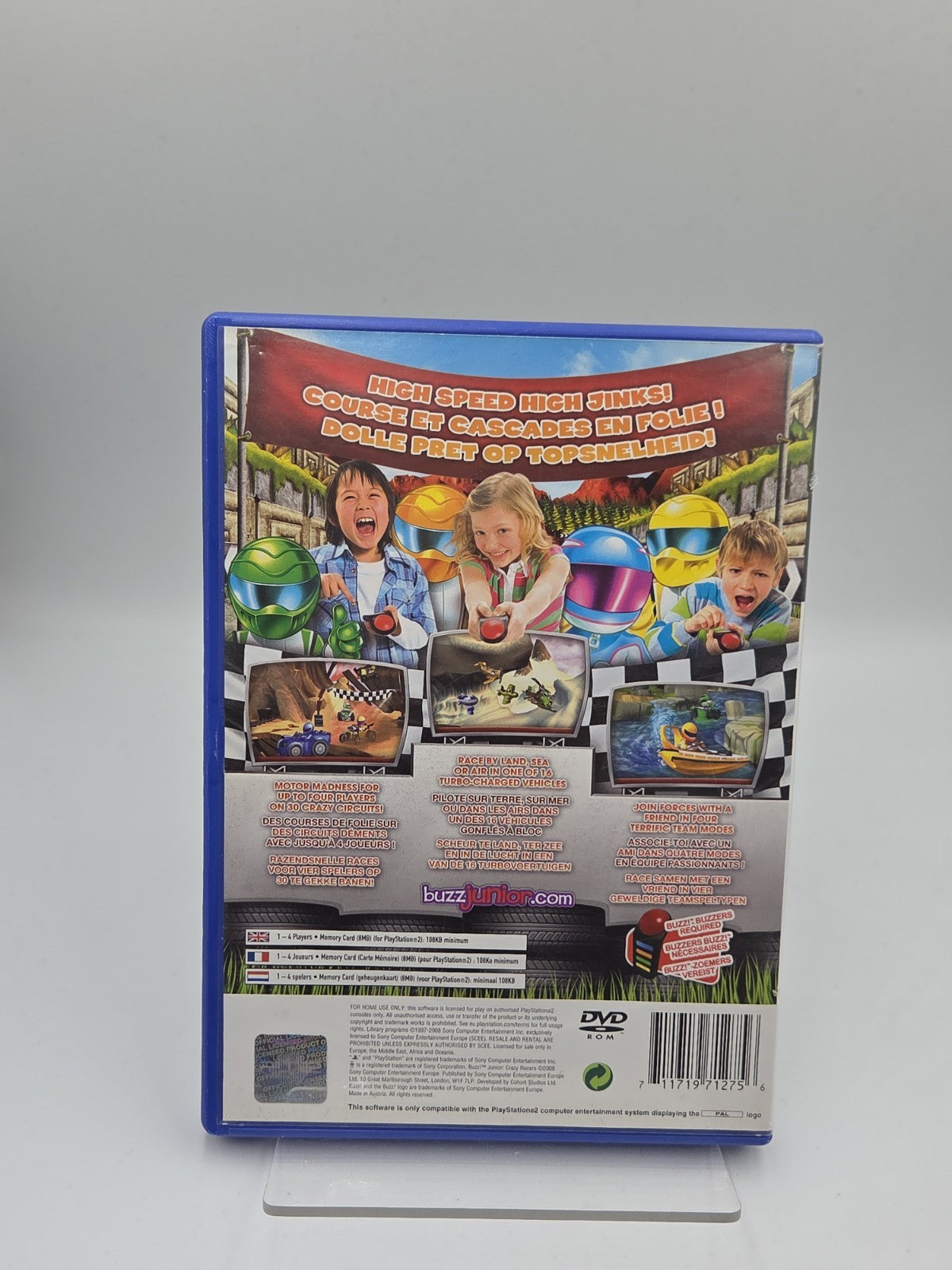 PS2 Playstation 2 Spiel Buzz! Junior Crazy Racers mit OVP und Anleitung Englisch