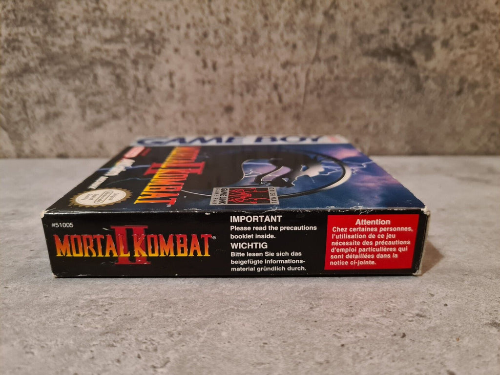 Nintendo Game Boy Mortal Kombat II mit OVP und Anleitung EUR - T-Retro-Games 
