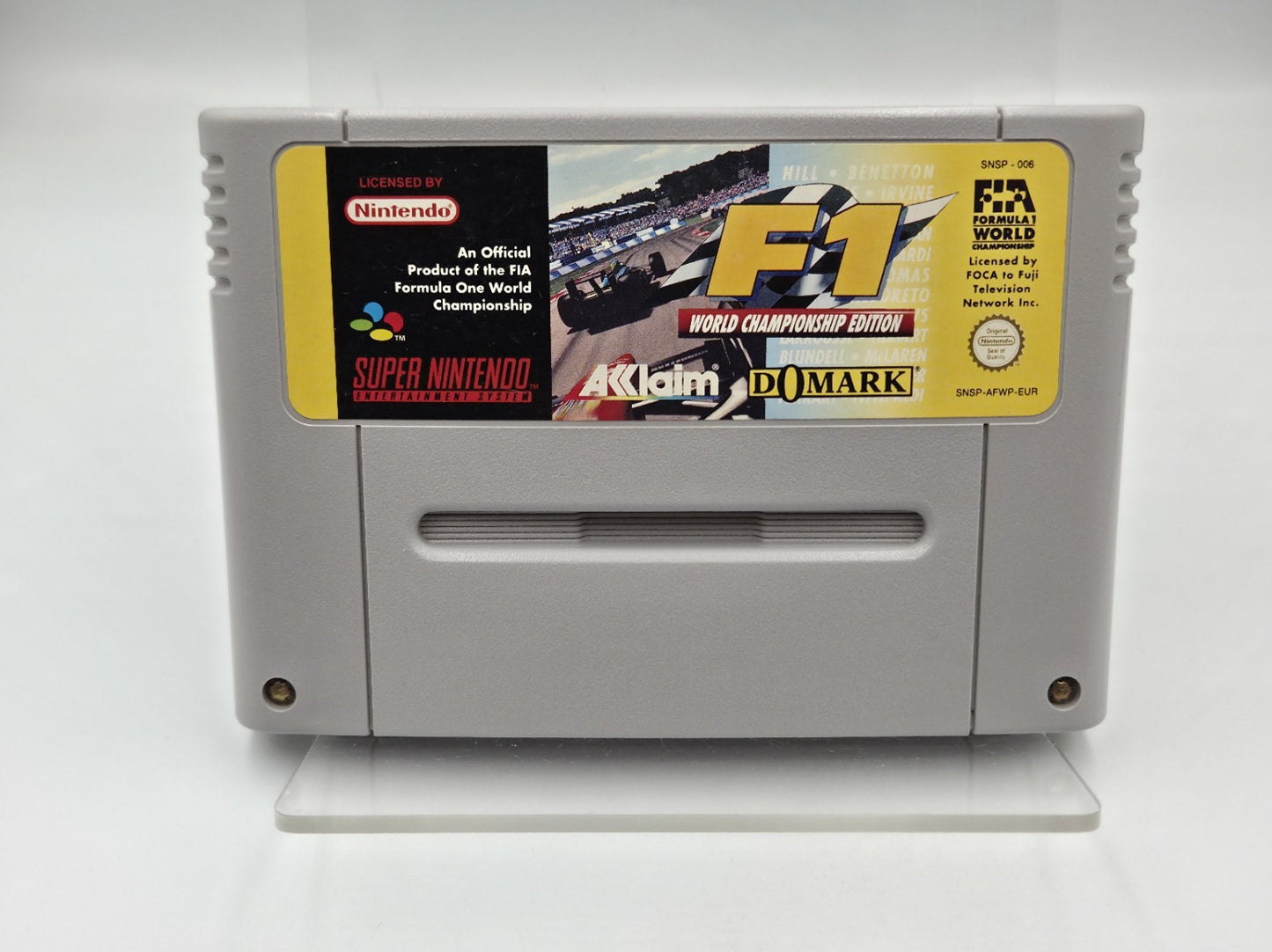 SNES Super Nintendo Spiel F1 World Championship Edition Modul EUR