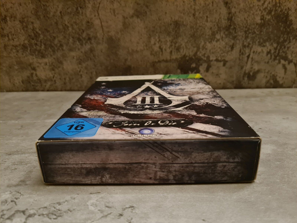 XBOX360 Assasin's Creed III Join or Die Limited Edition OVP - T-Retro-Games 