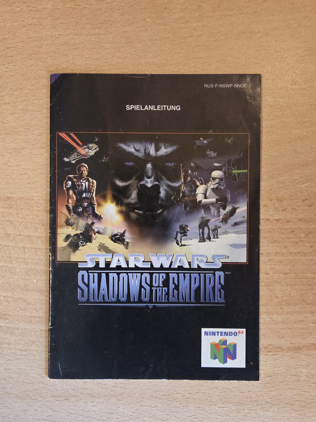 N64 Nintendo 64 Star Wars Shadows of The Empire Spielanleitung NOE