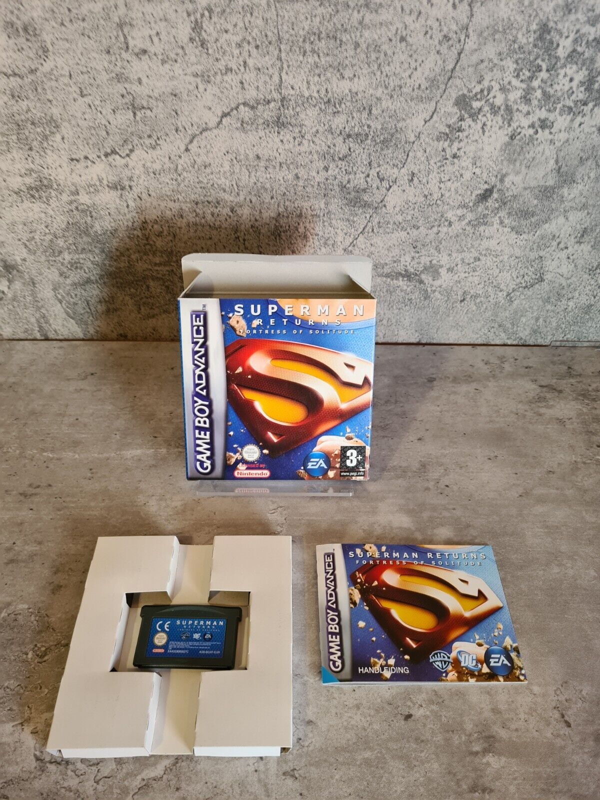 Nintendo Gameboy Advance Superman Returns mit OVP und Anleitung HOL - T-Retro-Games 