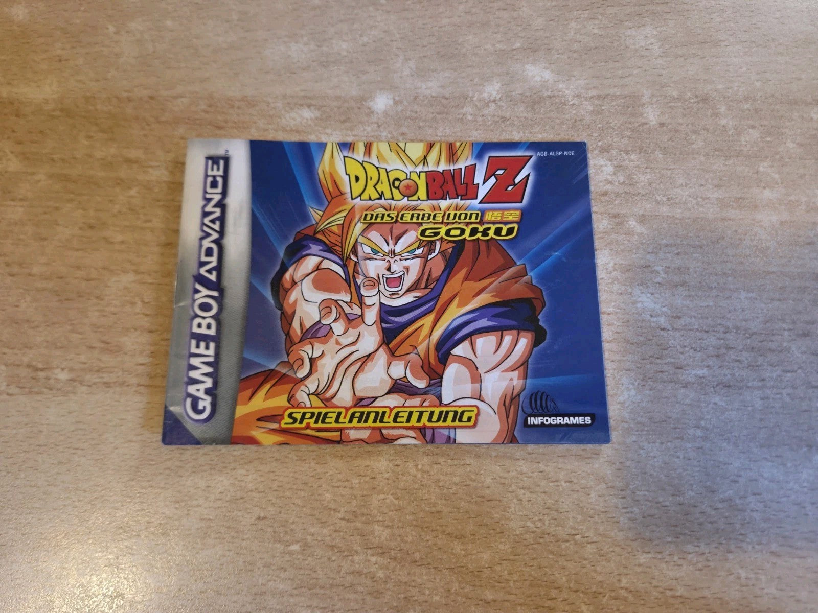 Nintendo Game Boy Advance DragonBall Z Das Erbe von Goku  Spielanleitung NOE