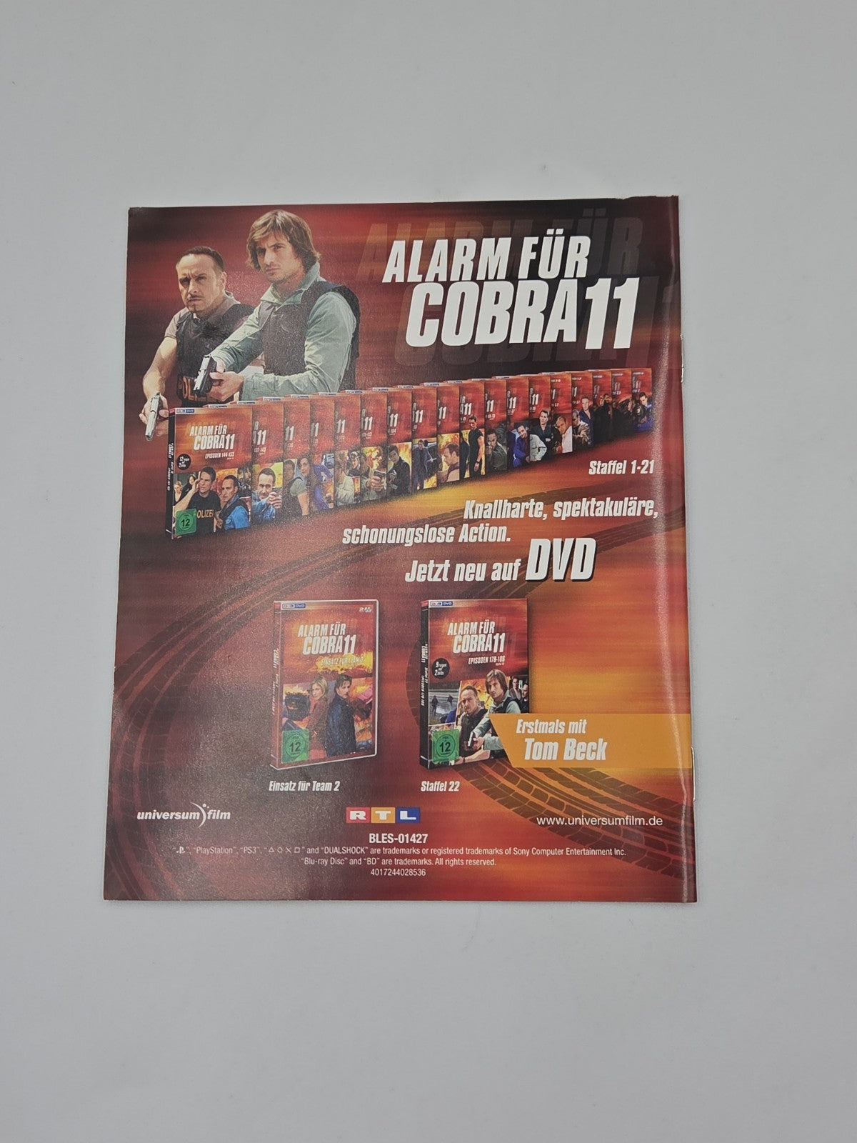 PS3 Playstation 3 Spiel Alarm für Cobra 11 Das Syndikat mit OVP und Anleitung 