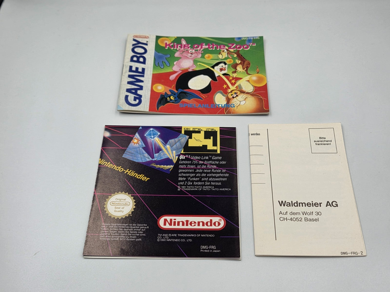 Nintendo Game Boy Classic Spiel King of the Zoo mit OVP und Anleitung FRG