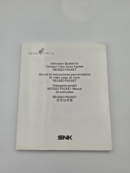 NeoGeo Pocket  SNK Clear Konsole Console Japan SNK OVP
