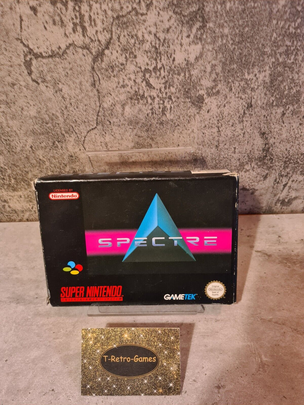 SNES Super Nintendo Spectre mit OVP und Anleitung FRG - T-Retro-Games 