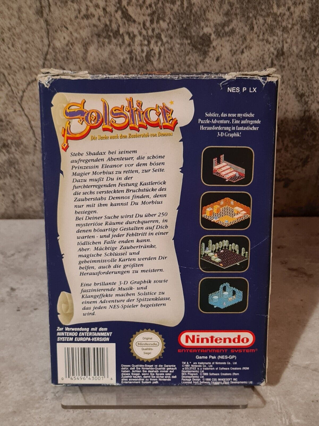 Nintendo NES Solstice mit OVP und Anleitung NOE - T-Retro-Games 