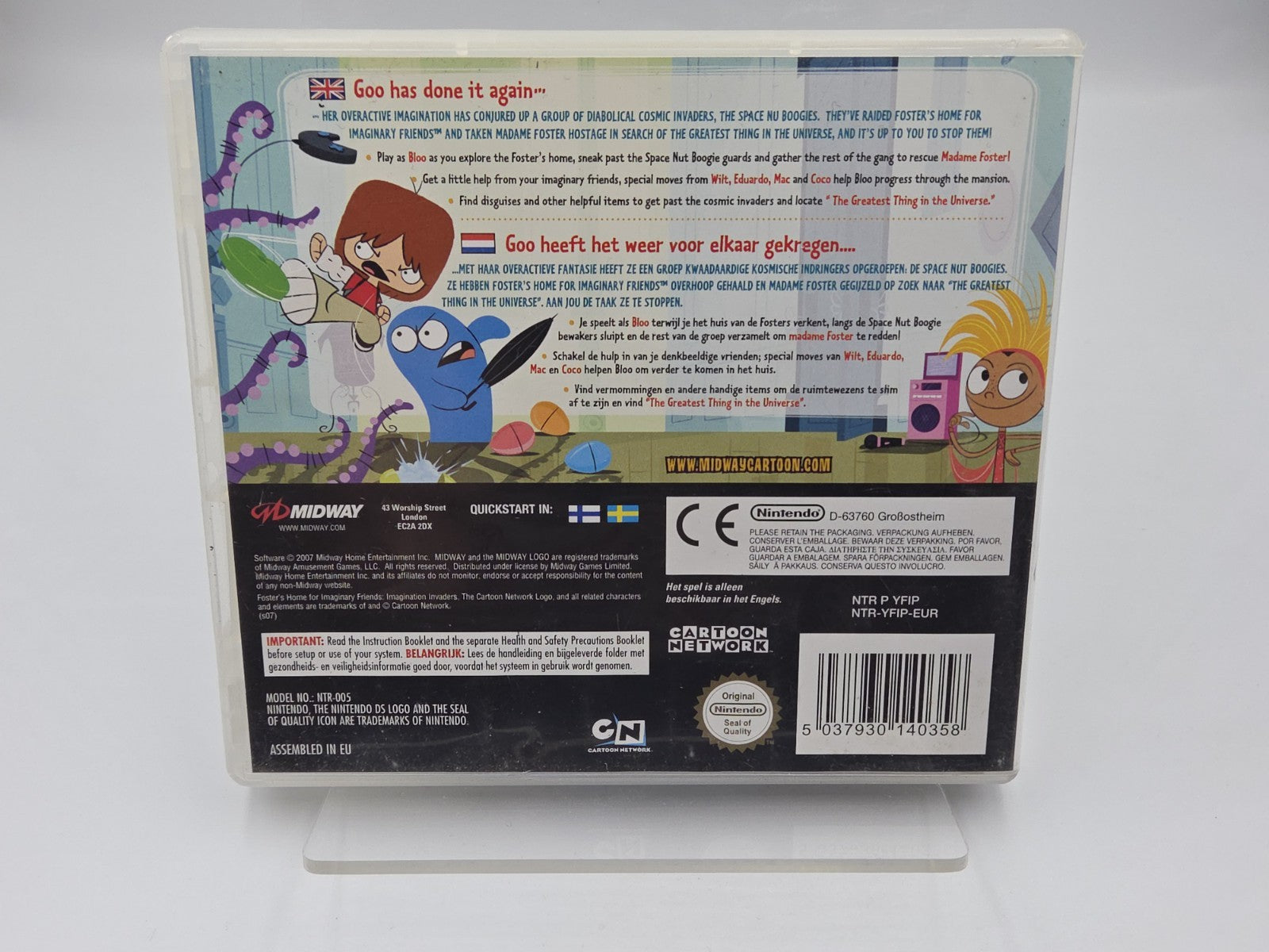 Nintendo DS Foster's Home for Imaginary Friends mit OVP und Anleitung EUR