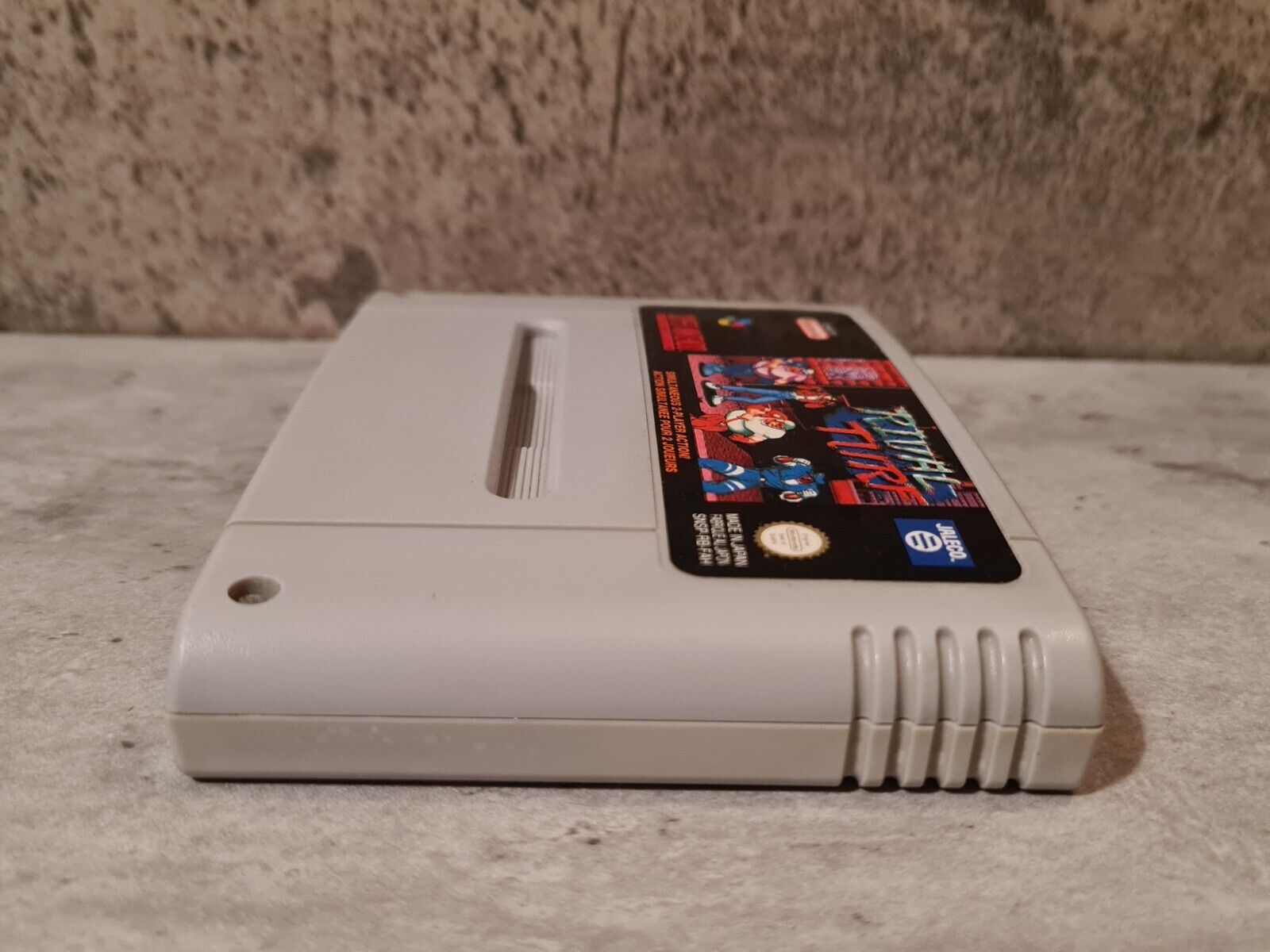 SNES Super Nintendo Rival Turf FAH Modul - T-Retro-Games 