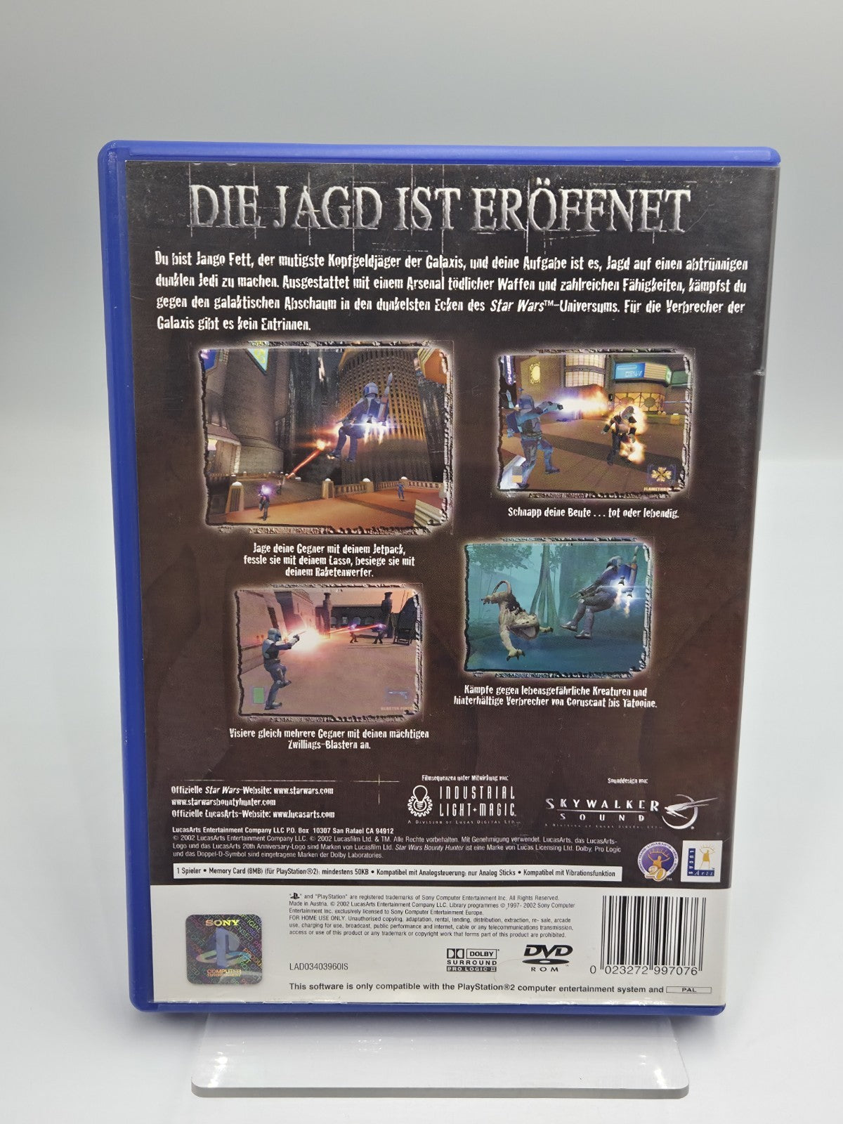 PS2 Playstation 2 Star Wars Bounty Hunter mit OVP und Anleitung Deutsch 