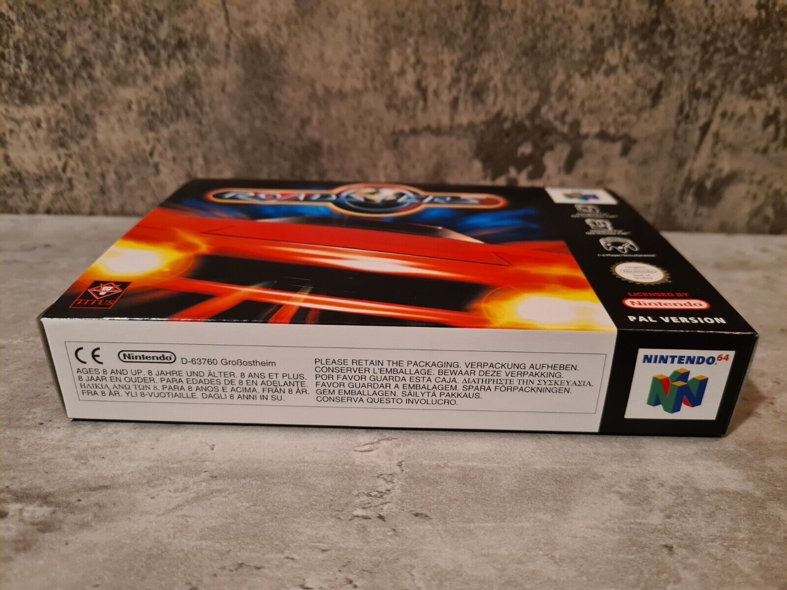 N64 Nintendo 64 Roadsters New Old Stock Neu unbenutzt EUR - T-Retro-Games 