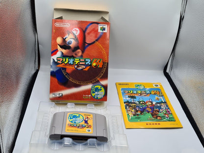 N64 Nintendo 64 NTSC-J Mario Tennis mit OVP und Anleitung Japan - T-Retro-Games 