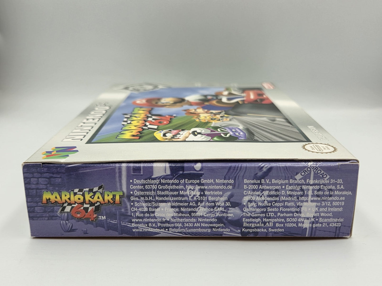 N64 Nintendo 64 Mario Kart 64 mit OVP und Anleitung EUR