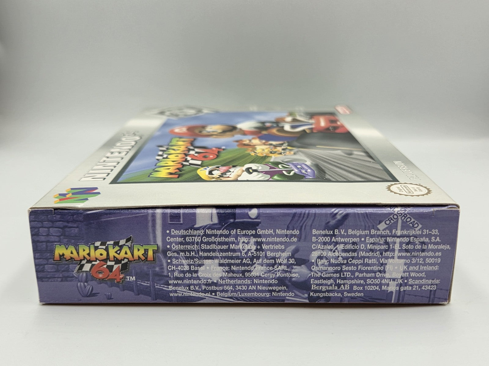 N64 Nintendo 64 Mario Kart 64 mit OVP und Anleitung EUR