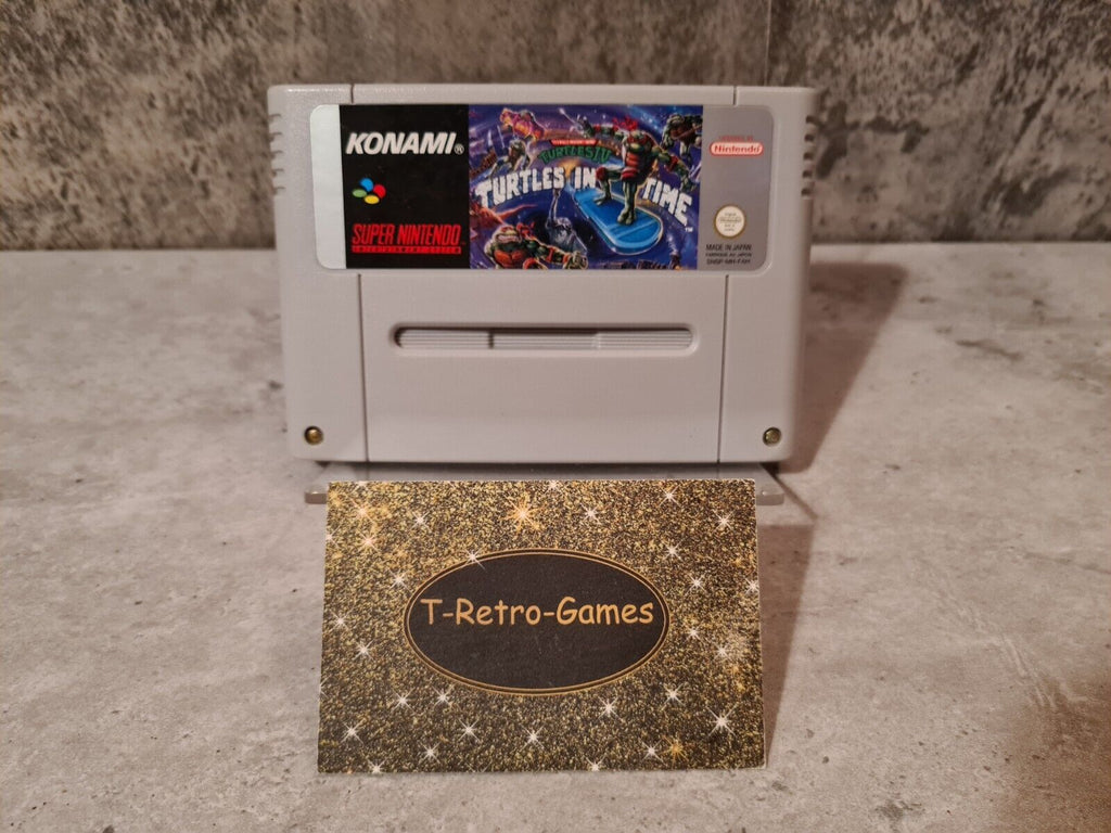 SNES Super Nintendo Turtles in Time Modul FAH - T-Retro-Games 
