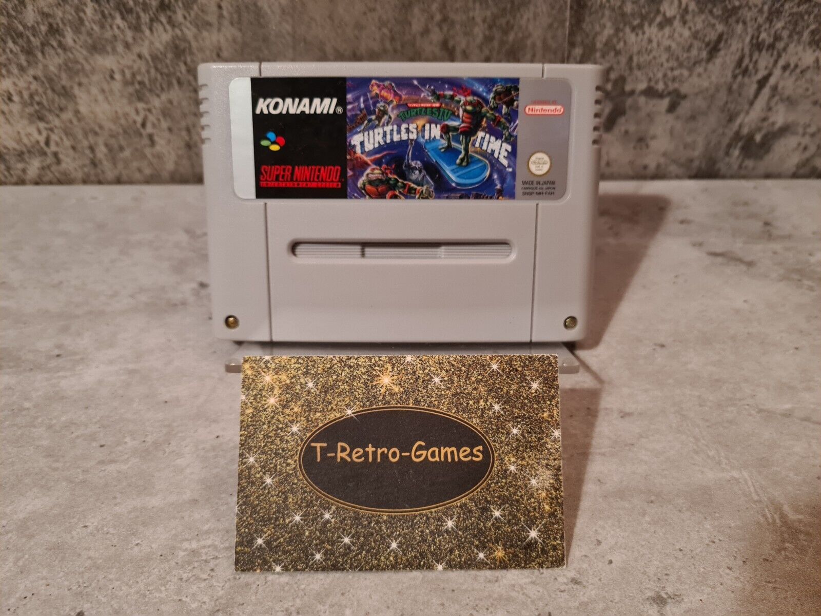 SNES Super Nintendo Turtles in Time Modul FAH - T-Retro-Games 