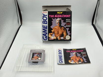 Nintendo Game Boy Classic Spiel WCW The Main Event mit OVP und Anleitung USA