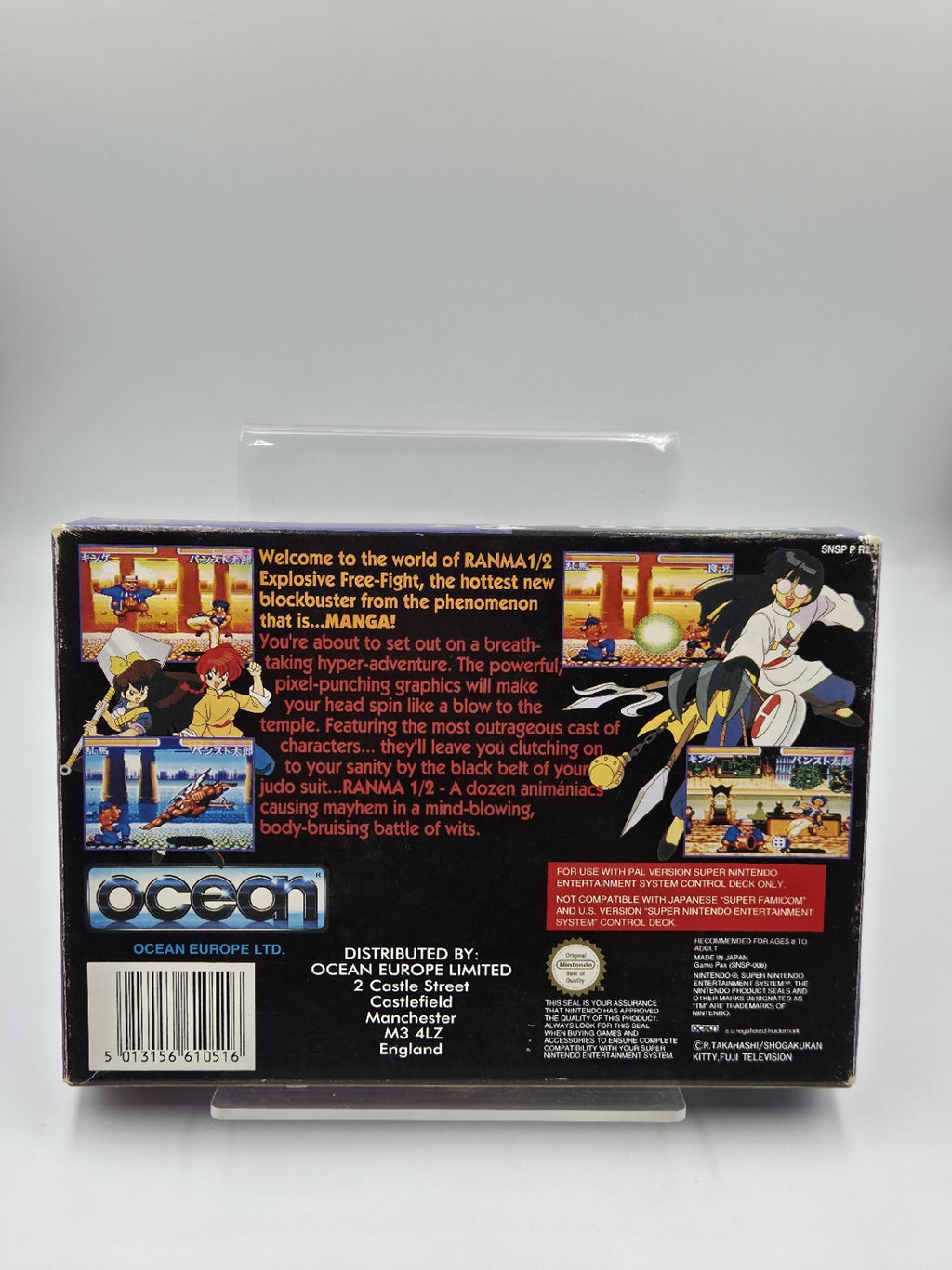 SNES Super Nintendo Spiel Ranma 1/2 mit OVP und Anleitung UKV